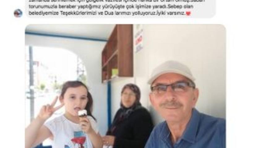 Klimalı Duraklar Yaz Sıcaklarında Yoğun İlgi G&ouml;r&uuml;yor