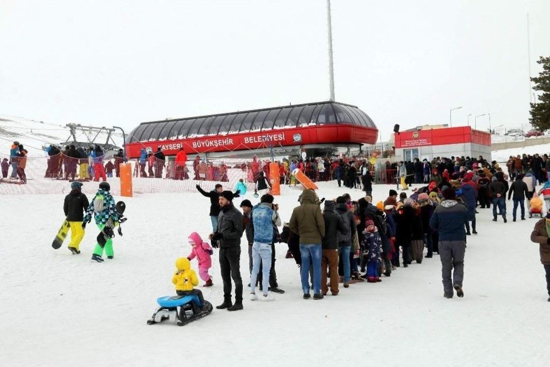 Haftasonu Erciyes&rsquo;i 60 Bin Kişi Ziyaret Etti