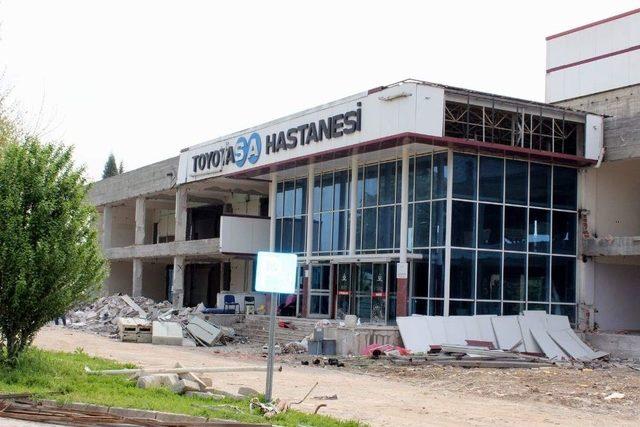 Toyotasa Hastanesinde İnşaat Çalışmaları Sürüyor