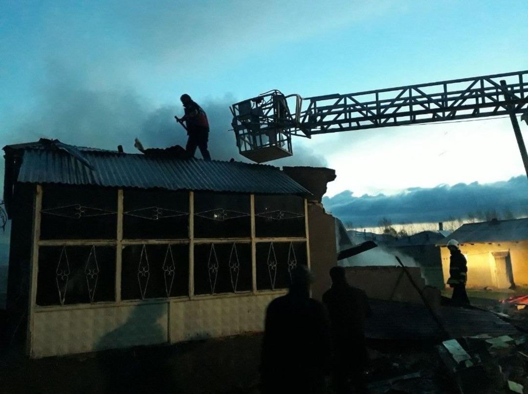 &Ccedil;aldıran&rsquo;da Ev Yangını