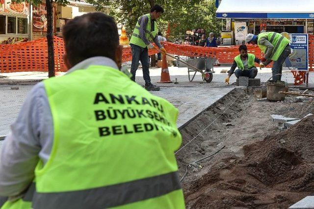 Başkent’te Yenileme Çalışmaları Devam Ediyor