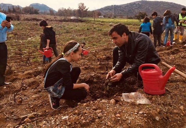 Öğrenciler Gelecek İçin Fidan Dikti 1
