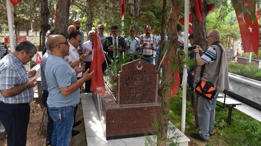 Korkun&ccedil; Patlamada Şehit D&uuml;şm&uuml;şt&uuml;, Mezarı Başında Anıldı
