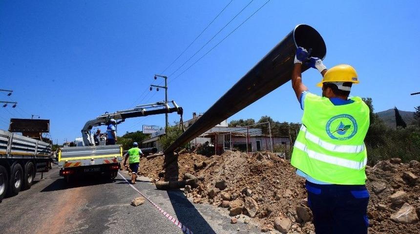 Muğla&rsquo;ya 942 Bin Metre Su İsale Hattı
