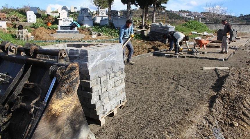 Gazipaşa&rsquo;da Mezarlıkların Eksikleri Gideriliyor