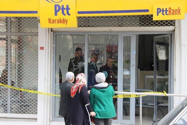 Manisa’da Ptt Şubesine Maskeli Soygun