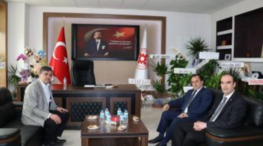 Başkan Yal&ccedil;ın, Başkan Keskin&rsquo;le Bir Araya Geldi