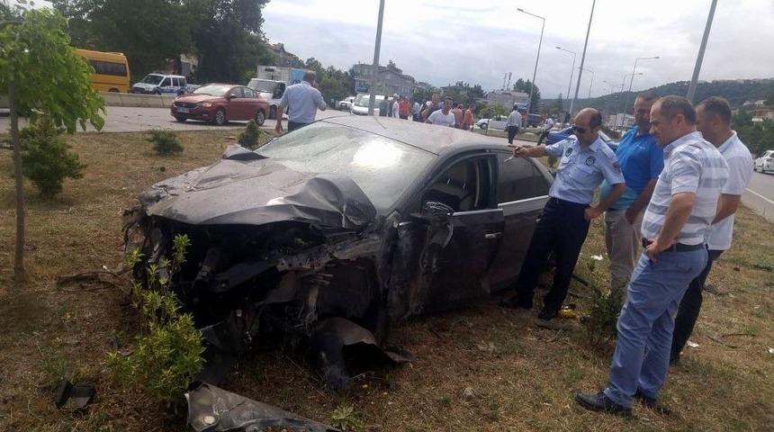 Samsun&rsquo;da Trafik Kazası: 2 Yaralı