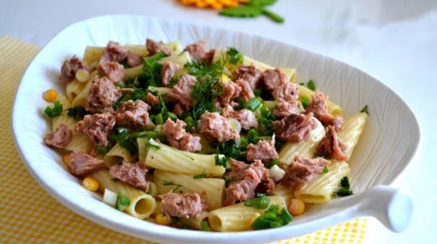 Ton Balıklı Mısırlı Makarna