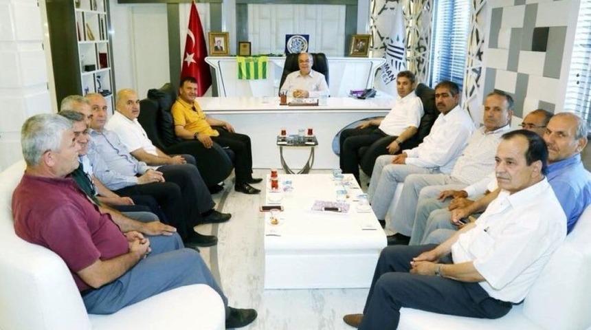 Başkan Kutlu Muhtarlarla Kentin Sorunlarını Konuştu