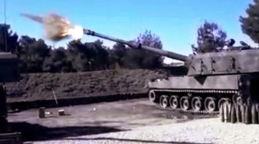 Pyd Mevzileri Fırtına Ob&uuml;s Toplarıyla Vuruluyor