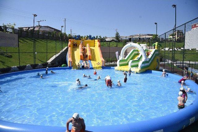 Karesi’de Çocuklara Aqua Park Keyfi