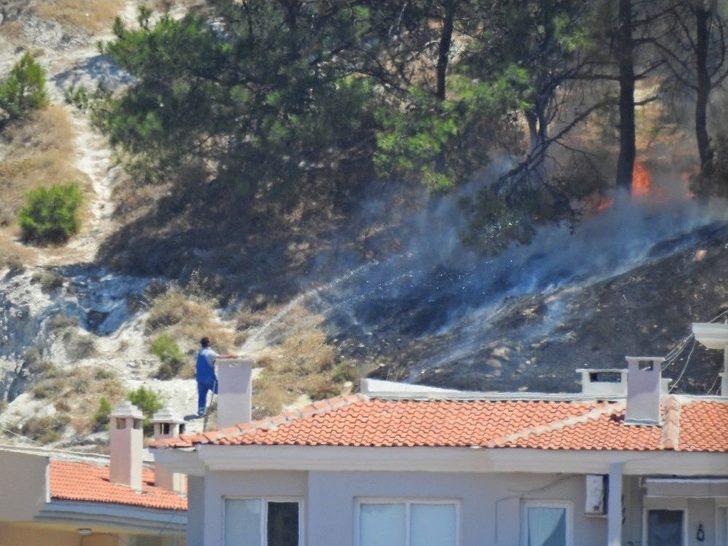Çeşme’de Orman Yangını Korkuttu G3