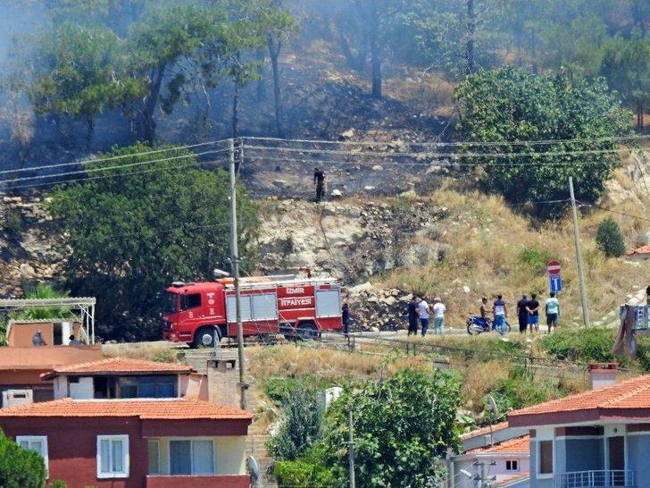Çeşme’de Orman Yangını Korkuttu G4