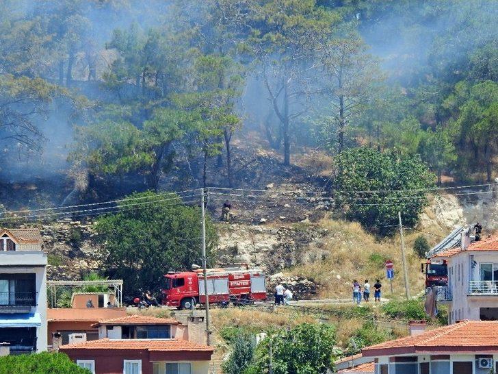 Çeşme’de Orman Yangını Korkuttu G5