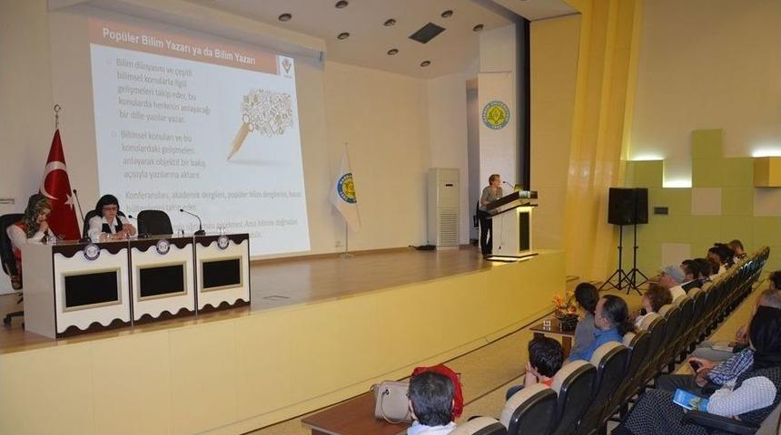 Harran &Uuml;niversitesinde "bilim Yazarlığı" S&ouml;yleşisi