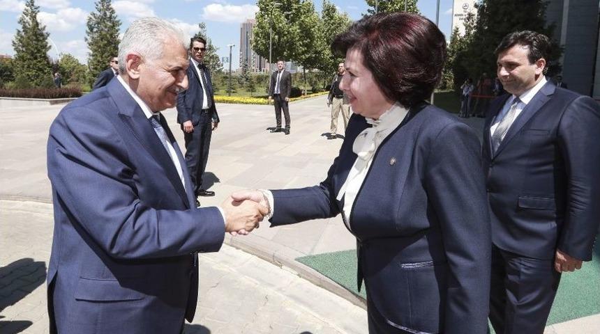 Başbakan Yıldırım’dan Danıştay Başkanlığına Veda Ziyareti