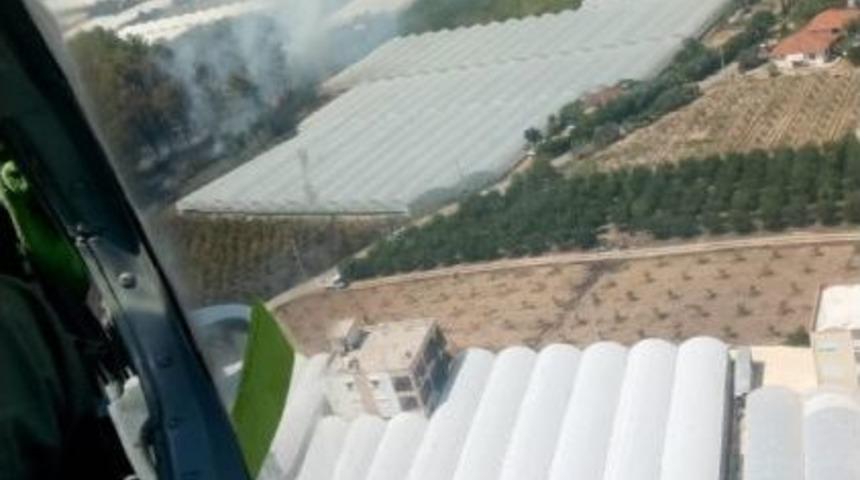 Antalya’da Orman Yangını Büyümeden Söndürüldü