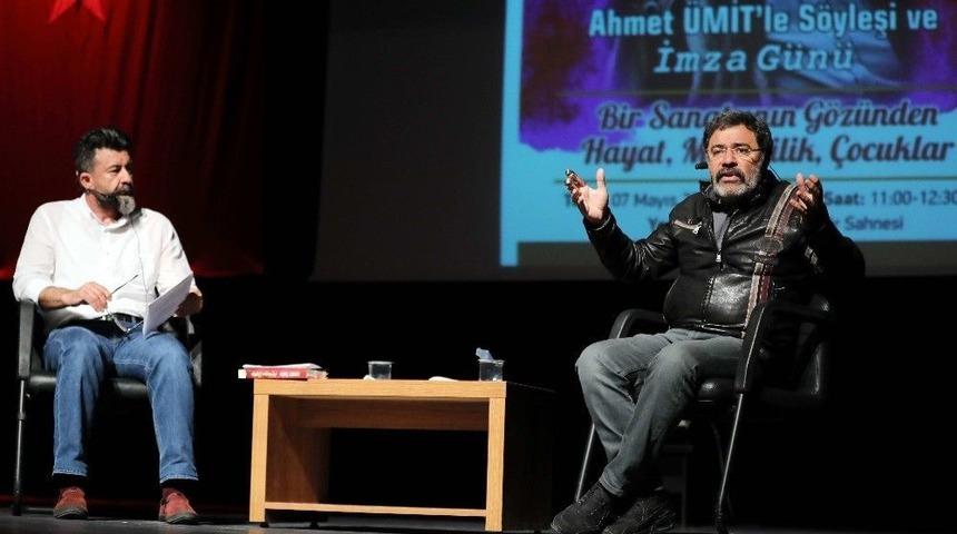 Yazar Ahmet &Uuml;mit Ga&uuml;n&rsquo;de &Ouml;ğrencilerle Buluştu