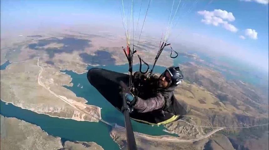 Tut İl&ccedil;esinden Diyarbakır&rsquo;a Yama&ccedil; Paraş&uuml;t&uuml; İle U&ccedil;tu