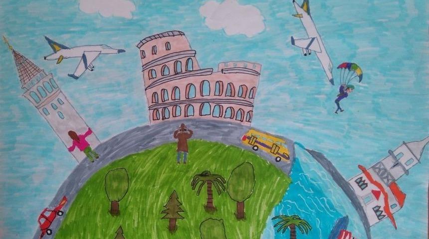 K&uuml;&ccedil;&uuml;k Ressamlar D&uuml;nya 3.&rsquo;s&uuml; Oldular