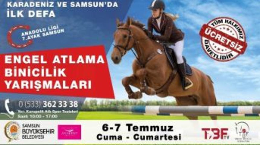 Engel Atlama Binicilik Yarışmaları Samsun&rsquo;da