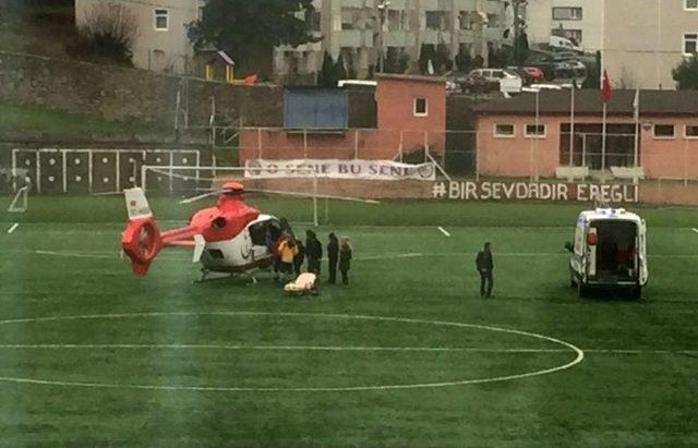 Multipe Myeloma Hastası Memleketine Helikopter Ambulansla Getirildi