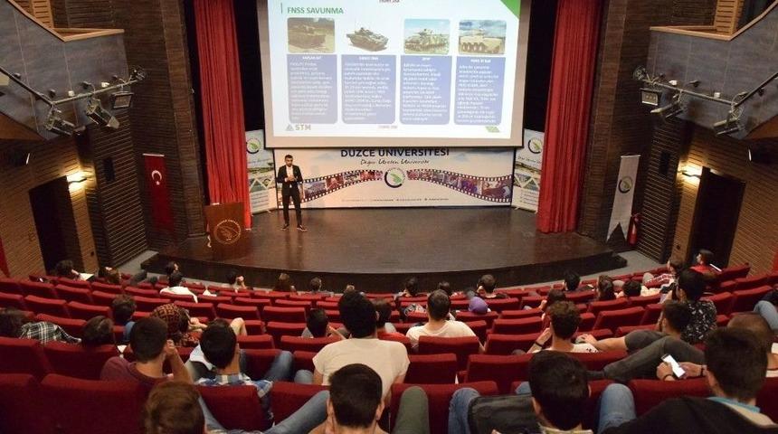 Düzce Üniversitesi’nde “türk Savunma Sanayi Gelişimi Ve Ulusal Güvenlik” Anlatıldı