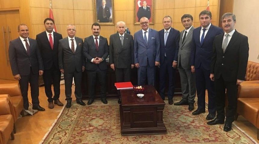 Bah&ccedil;eli&rsquo;ye Manisa&rsquo;daki &Ccedil;alışmaları Anlattılar