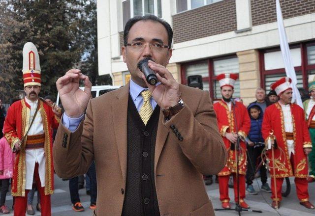 Uşak&rsquo;tan Sınıra G&ouml;nderilen Destekler Mehterle Uğurlandı 3