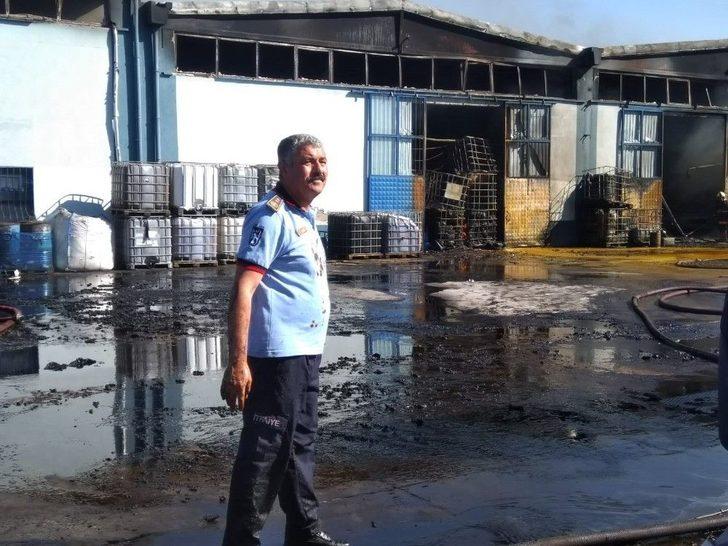 Kahramankazan’da Fabrika Yangını G1