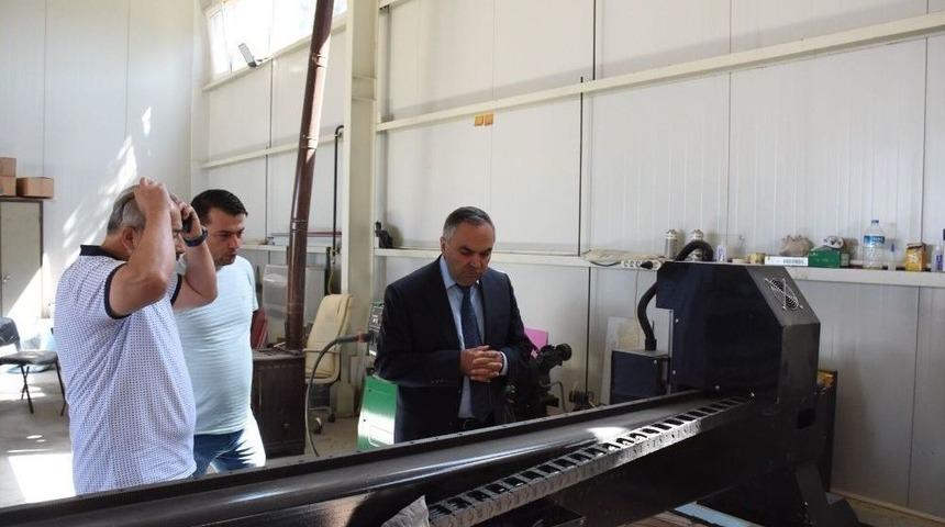 Başkan Ay Tesislerde İncelemelerde Bulundu