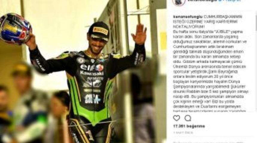 Kenan Sofuoğlu Kariyerini Noktalıyor