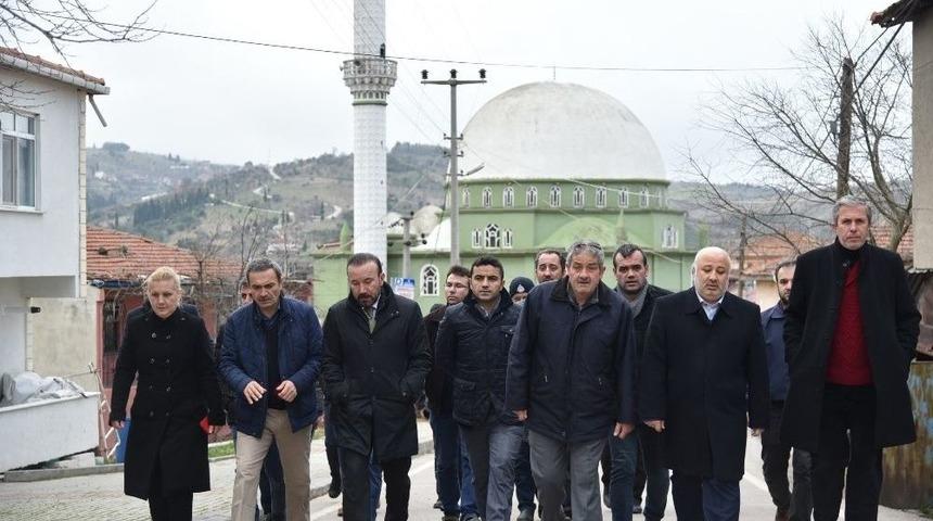 Başkan Doğan, Hatipk&ouml;y&rsquo;deki &Ccedil;alışmaları Yerinde İnceledi
