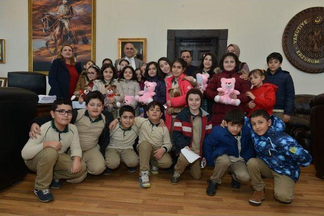 İlkokul &Ouml;ğrencileri Belediyeciliği Başkandan &Ouml;ğrendiler 2