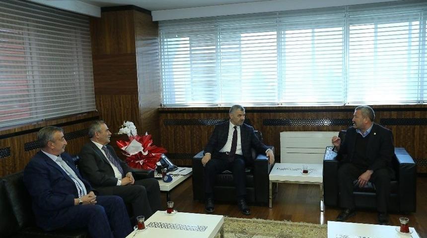 Yeşilhisar Heyeti Başkan &Ccedil;elik&rsquo;i Ziyaret Etti