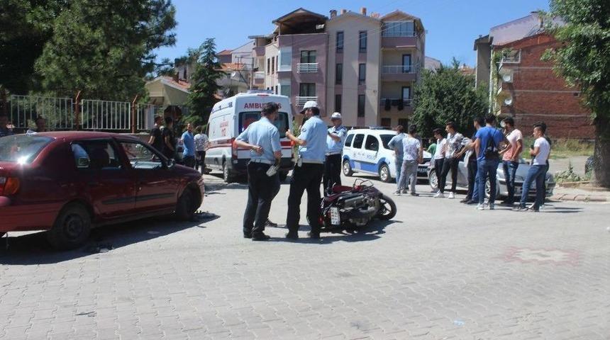 Tavşanlı&rsquo;da Trafik Kazası: 1 Yaralı