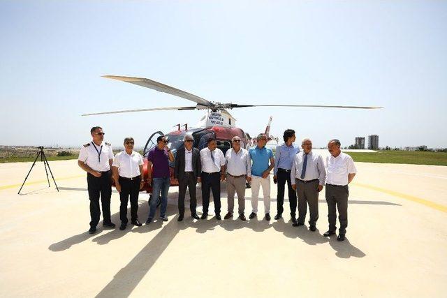 Mersin Büyükşehir Belediyesi Helikopter Aldı