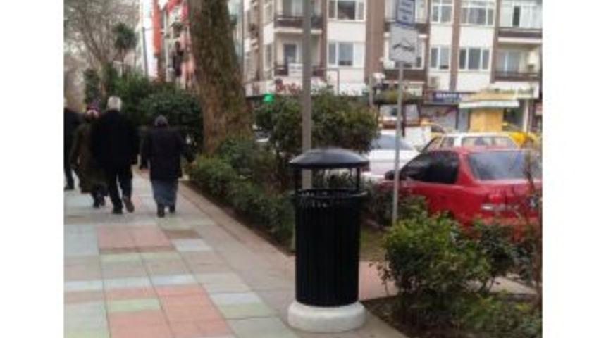 Y&uuml;r&uuml;y&uuml;ş Yolu&rsquo;ndaki &Ccedil;&ouml;p Sepetleri Yenileniyor