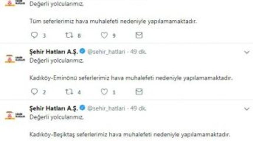 İstanbul&rsquo;da Deniz Ulaşımına Sis Engeli