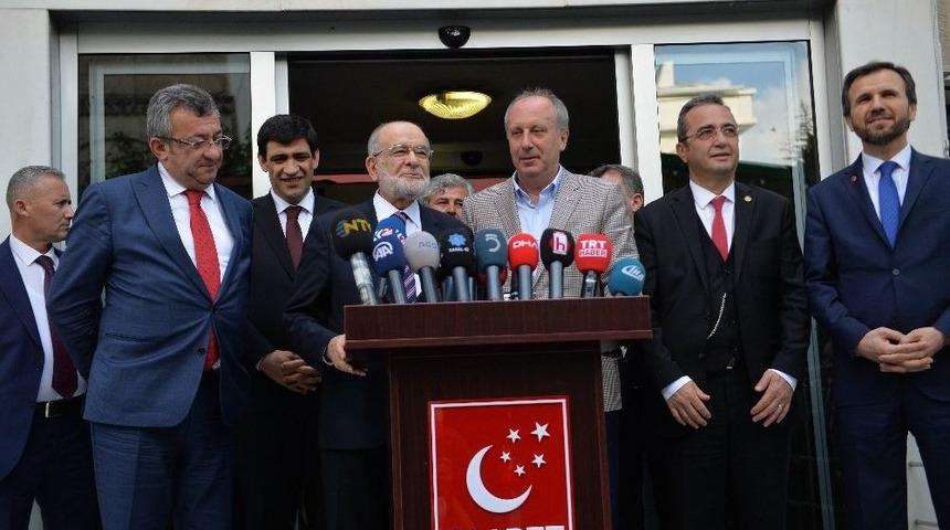 Cumhurbaşkanı Adayı Karamollaoğlu İle İnce Bir Araya Geldi