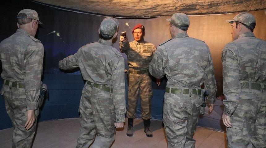 Savaş M&uuml;zesinde &Ouml;mer Halisdemir K&ouml;şesi