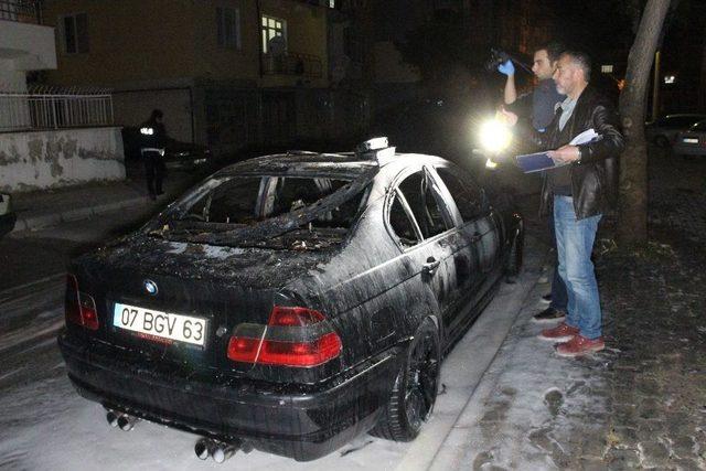 Kardeşine Kızıp Annesinin Otomobilini Yaktı