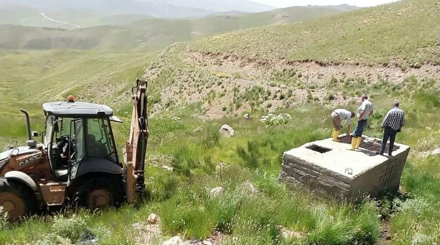 Erciş’te İçme Suyu İsale Hattı Tahrip Edildi