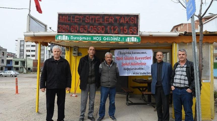 Taksicilerden Afrin Operasyonuna Destek