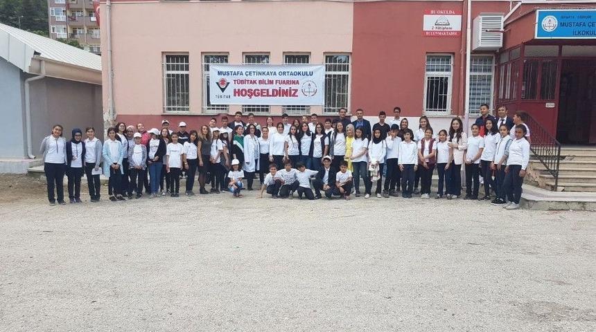 Eğirdir&rsquo;deki T&uuml;bitak 4006 Bilim Fuarına Yoğun İlgi