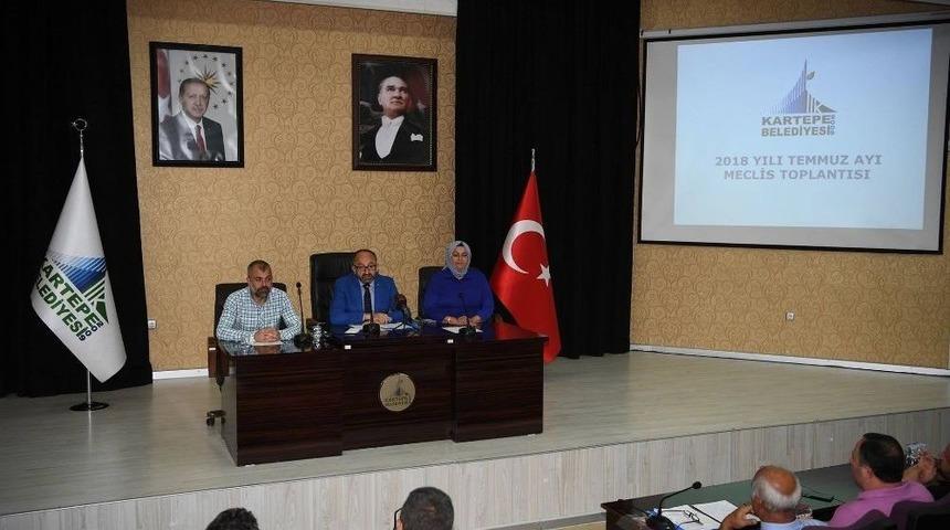 Kartepe Belediyesi Temmuz Ayı Meclisi Toplandı