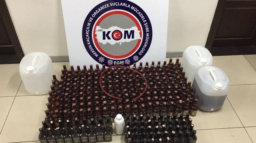 Mersin&rsquo;de Sahte İ&ccedil;ki Operasyonu