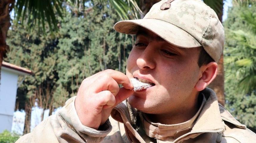 Sınırdaki Mehmet&ccedil;iğe 1 Ton Cezerye