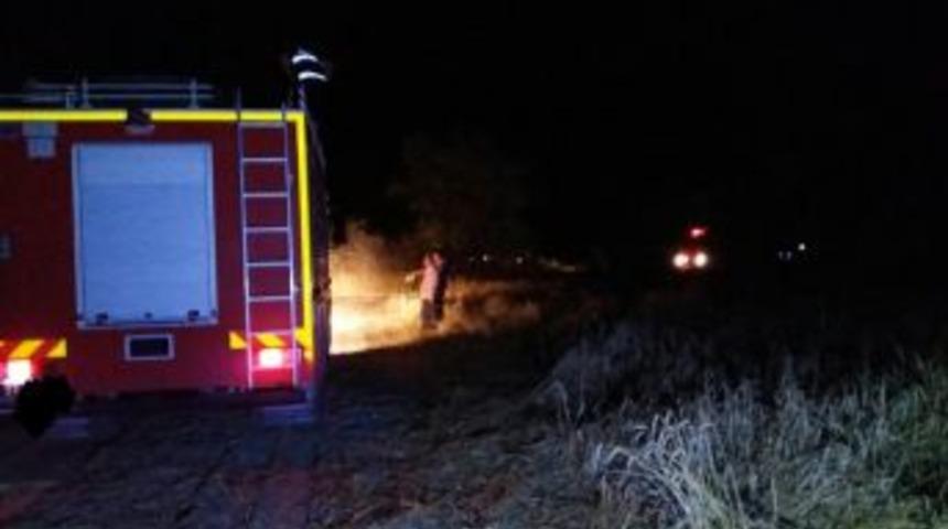 Arpa Ve Buğday Tarlasından Yangın